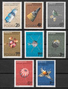 coleccion sellos espacio 1966