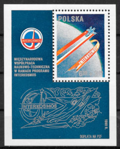 sellos espacio Polonia 1980