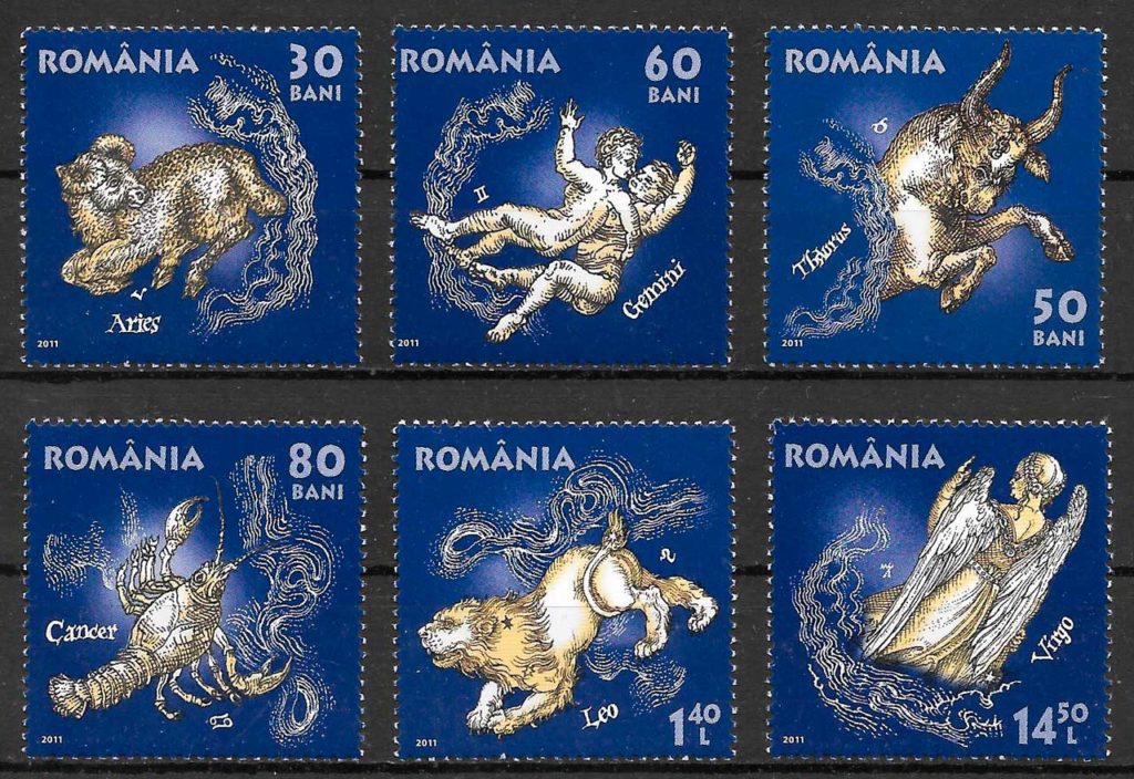 coleccion sellos espacio Rumania 2011