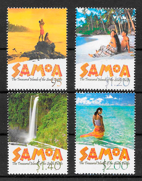 sellos turismo Samoa 2002