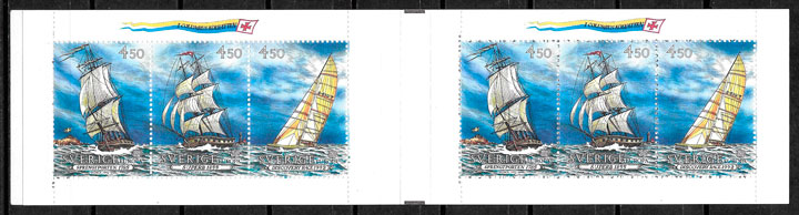 sellos Europa Suecia 1992