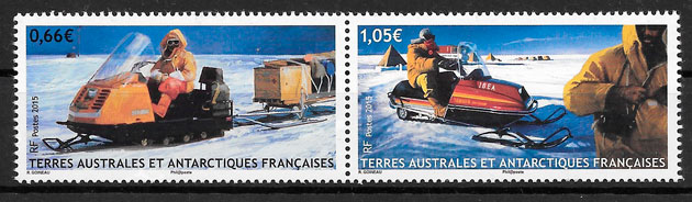 sellos transporte Tierras Australes 2015