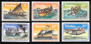 sellos transporte Tokelau 1983
