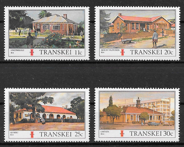 sellos arquitectura Transquei 1984