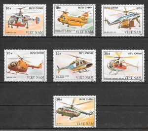 sellos transporte Viet Nam 1988