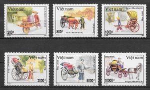 filatelia transporte Viet Nam 1993