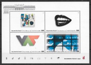 coleccion sellos arte Alemania 1997