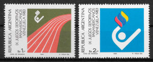 filatelia colección deporte Argentina 1983