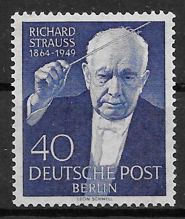 sellos arte Alemania Berlin 1954