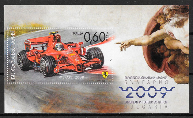 colección sellos deporte Bulgaria 2008