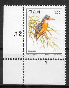 sellos fauna Ciskei 1985