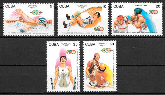 sellos deporte Cuba 1993