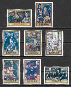 filatelia coleccion pintura Espana 1972