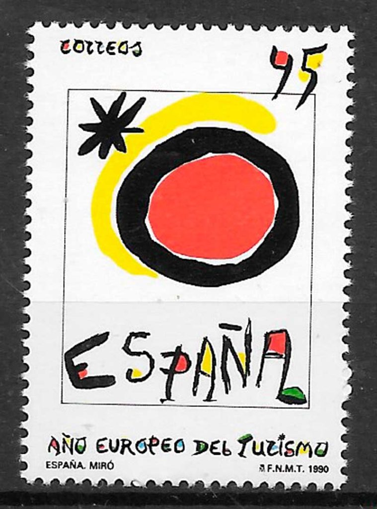sellos pintura Espana 1990