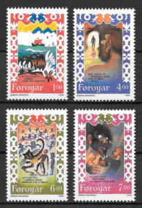 filatelia colección cuentos Feroe 1994