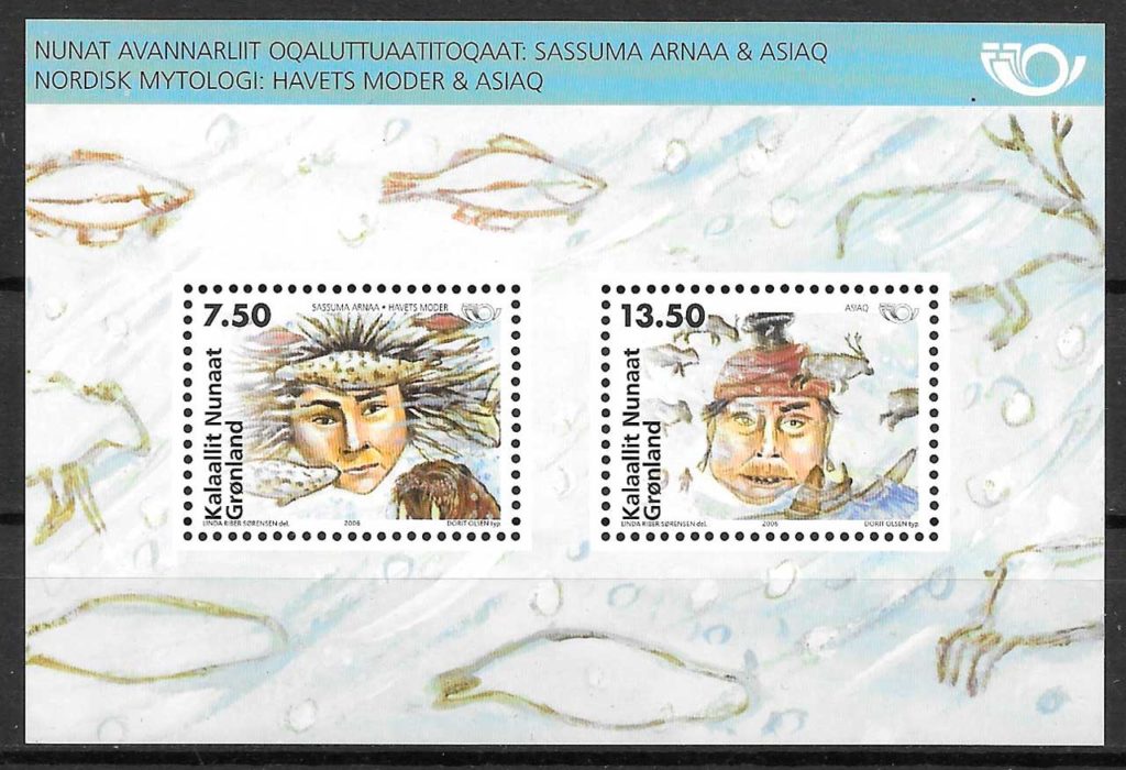 sellos cuentos Groenlandia 2006