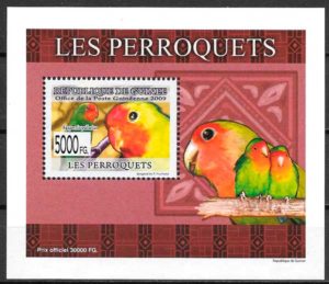 sellos fauna Guinea 2009