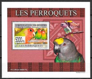 sellos fauna Guinea 2009