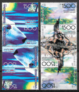 sellos fauna Indonesia 2007