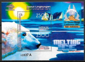 colección sellos fauna Indonesia 2007