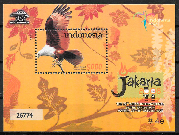 sellos fauna Indonesia 2008