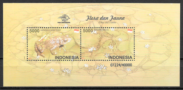 sellos fauna y flora Indonesia 2011
