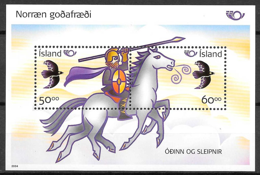 coleccion sellos cuentos Islandia 2004