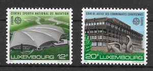 colección sellos tema Europa Luxemburgo 1987