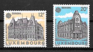 filatelia tema Europa Luxemburgo 1990