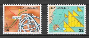 colección sellos tema Europa Luxemburgo 1994
