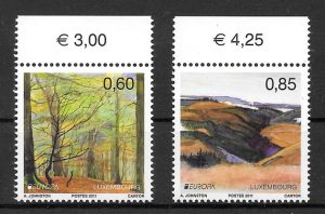 sellos tema Europa Luxemburgo 2011