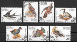 sellos fauna Madagascar 1991