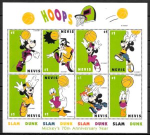 sellos deporte Nevis 1998