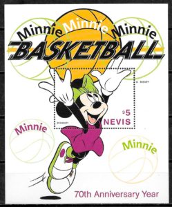 coleccion sellos deporte Nevis 1998