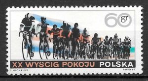 sellos deporte Polonia 1967