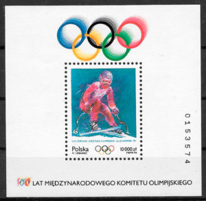 filatelia deporte Polonia 1994