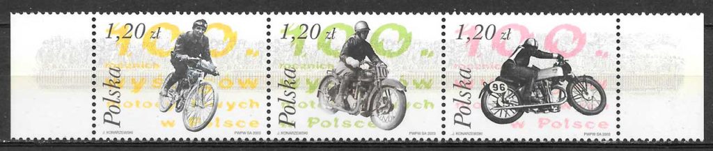 sellos deporte Polonia 2003