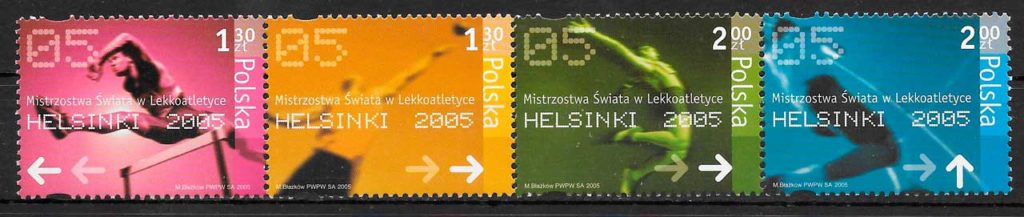 sellos deporte Polonia 2005