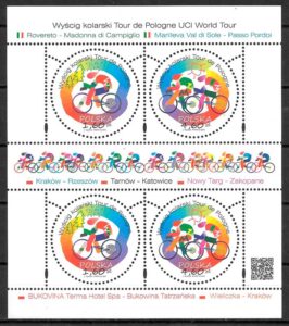coleccion sellos deporte Polonia 2013