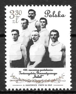 coleccion sellos deporte Polonia 2019