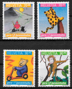 sellos cuentos Suiza 2001