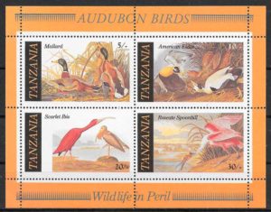 filatelia coleccion fauna Tanzania 1986