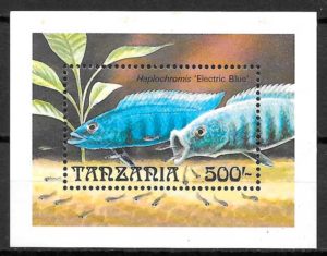 sellos fauna Tanzania 1992