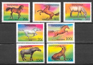 sellos fauna Tanzania 1994