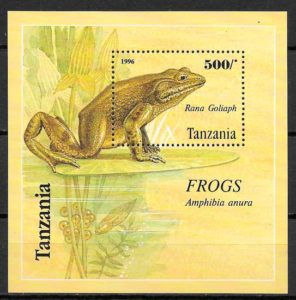 coleccion sellos fauna Tanzania 1996