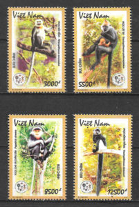 sellos fauna Viet Nam 2014