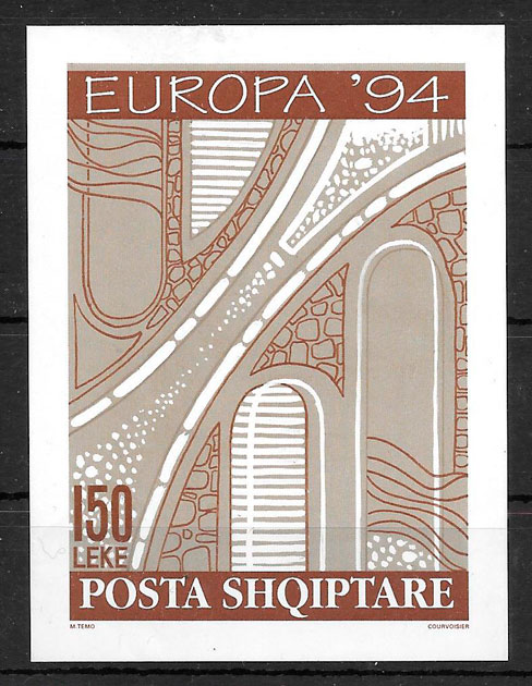 sellos Europa Albania 1993