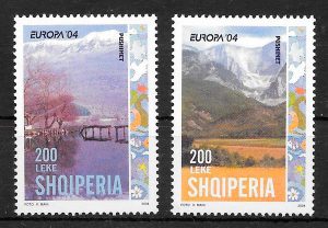 filatelia Europa Albania 2004