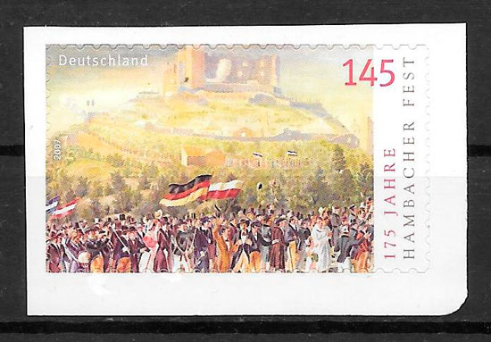 coleción sellos arquitectura Alemania 2007