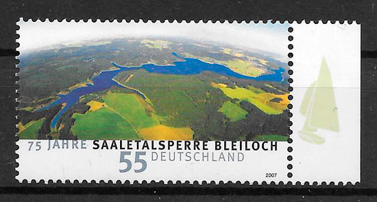 colección sellos turismo Alemania 2007